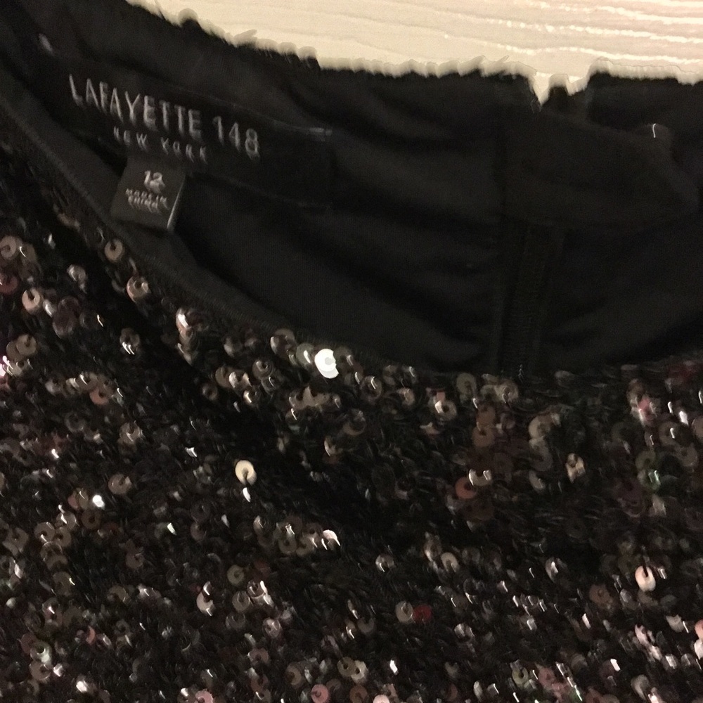 Women’s size 12 black sequined knee length skirt